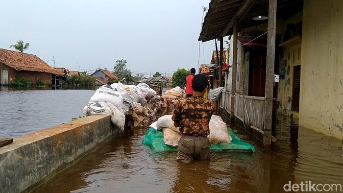 Banjir rob di Kota Pekalongan, Rabu (25/5/2022).