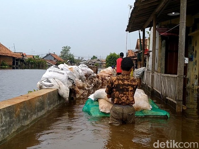 Banjir rob di Kota Pekalongan, Rabu (25/5/2022).