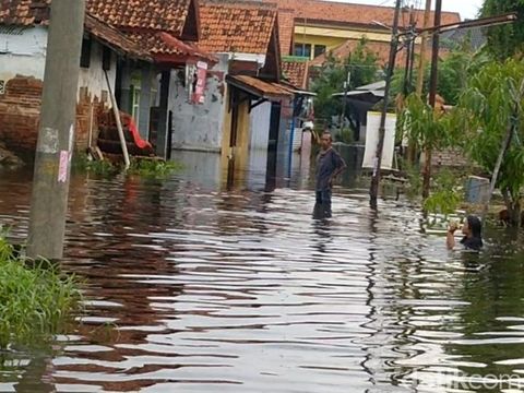 Banjir rob di Kota Pekalongan, Rabu (25/5/2022).