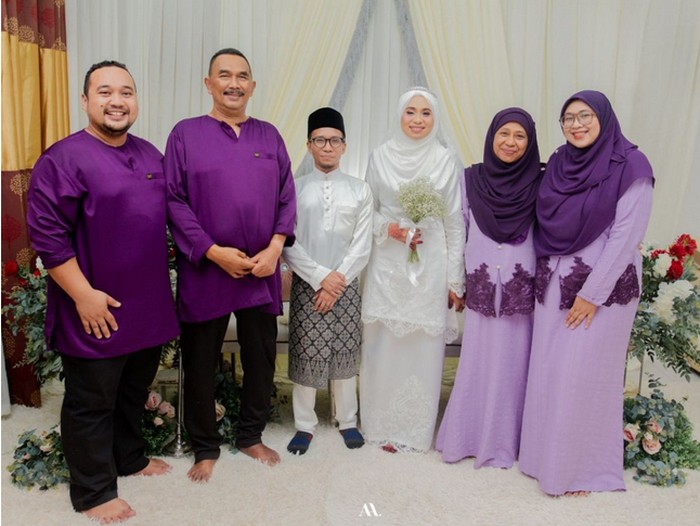 Foto pasangan Syahmi dan Alia Diyana Mohamed Hassim. Foto pasangan Syahmi dan Alia Diyana Mohamed Hassim.