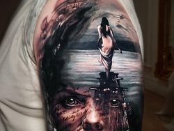 Mahakarya Seni Tato Surealis, Seperti Sungguhan