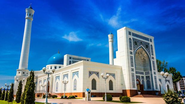Minor Mosque in Tashkent, Uzbekistan.