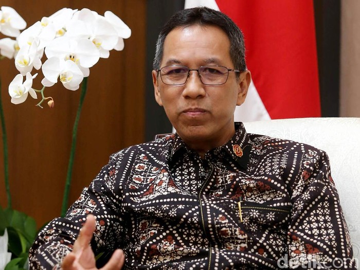 Tim detikcom berbincang dengan Kepala Staf Kepresidenan Heru Budi Hartono di Kantornya, Jakarta, Rabu (25/5/2022).