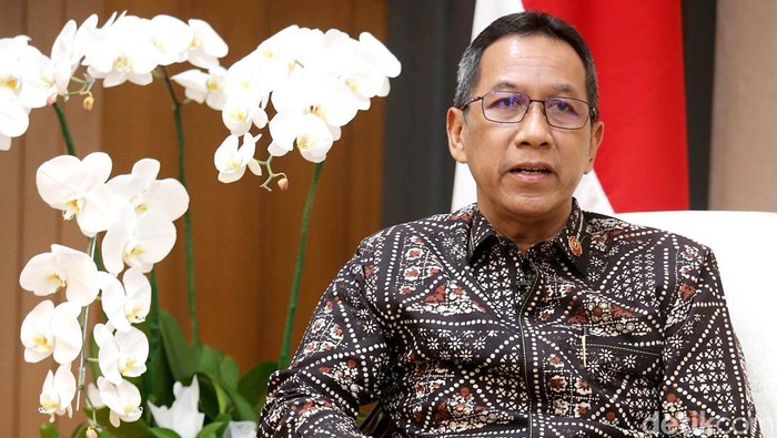 Tim detikcom berbincang dengan Kepala Staf Kepresidenan Heru Budi Hartono di Kantornya, Jakarta, Rabu (25/5/2022).