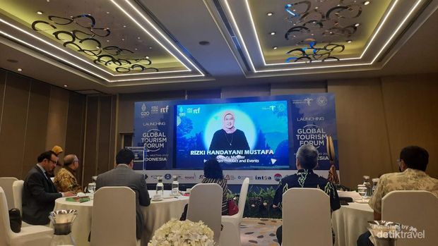 Acara launching Annual Meeting Global Tourism Forum 2022