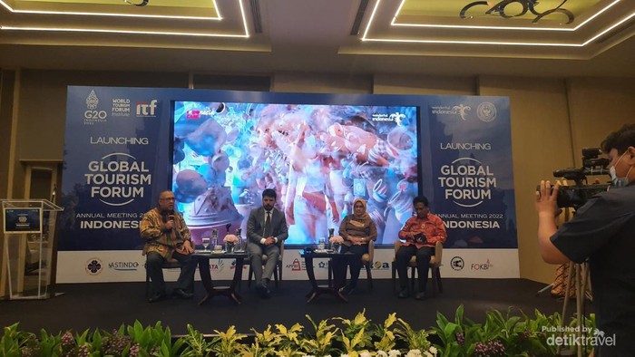 Acara launching Annual Meeting Global Tourism Forum 2022