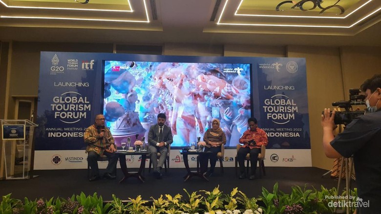 Launching Global Tourism Forum 2022 Acara launching Annual Meeting Global Tourism Forum 2022