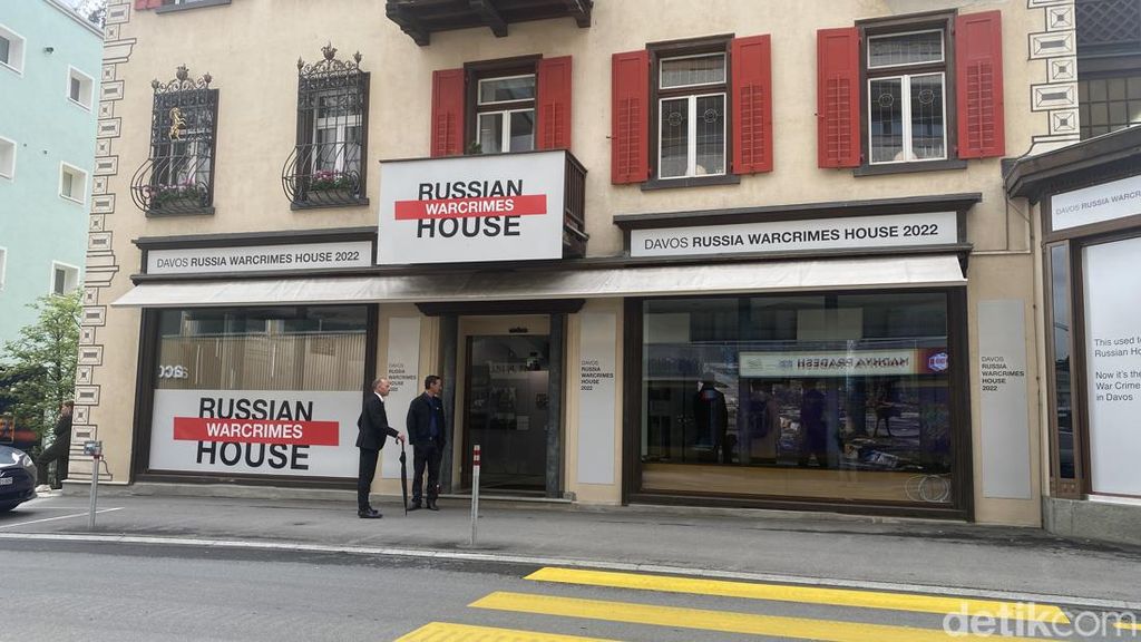 Penampakan Rumah Kejahatan Perang Rusia yang Mejeng di Swiss