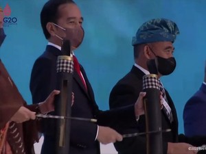 Jokowi Pukul Kulkul Tandai Pembukaan GPDRR 2022 di Bali