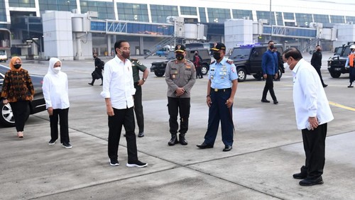 Presiden RI Joko Widodo (Jokowi) beserta Ibu Iriana Jokowi melakukan kunjungan kerja ke Bali, Rabu (25/5/2022)