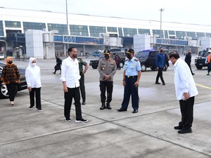 Jokowi Kunjungan Kerja di Bali, Tinjau Pasar Kreneng-Hadiri GPDRR 2022