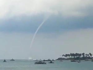 Waterspout Muncul di Perairan Lebak Banten, BMKG Minta Warga Waspada