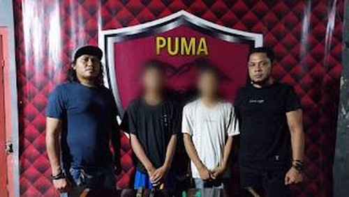 Dua orang pelajar di Kota Bima, MF (17) dan MAR (15) ditangkap oleh tim Puma Polres Bima Kota