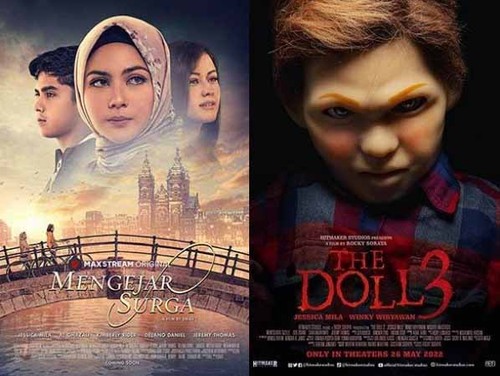 Film Indonesia Mengejar Surga dan The Doll 3.