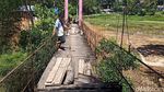 Before-After Perbaikan Jembatan Gantung Reyot di Toraja