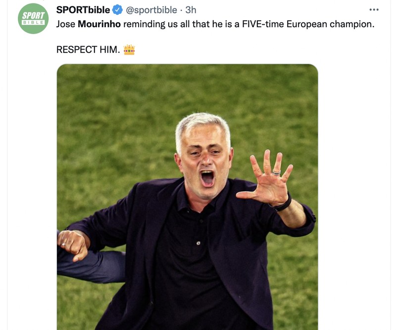 Meme AS Roma Mourinho