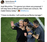 Meme AS Roma Mourinho