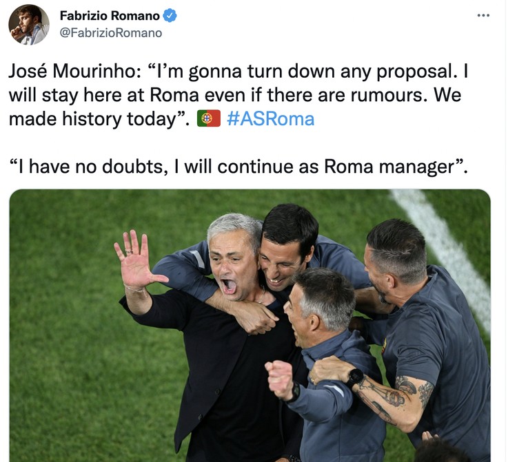 Meme AS Roma Mourinho