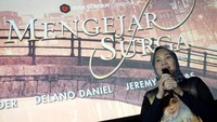 Vice President Consumer Sales Area Jawa Bali memberikan Sambutan pada peluncuran Film Mengejar Surga, Kamis (26/5) di XXI Tunjungan Plaza 3 Surabaya.