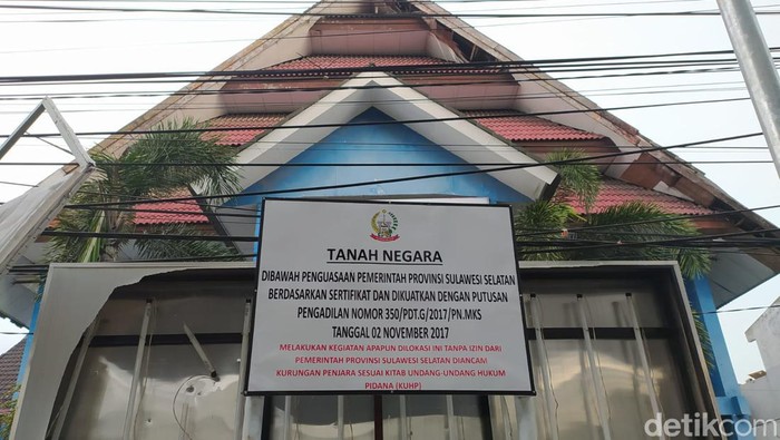 Pemprov Sulsel segel gedung PWI Sulsel.