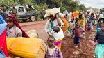 Potret Warga Sipil Kongo Melarikan Diri Gegara Konflik