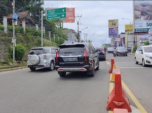 One Way Arah Jakarta Berakhir, Lalin Kawasan Puncak Kembali Dua Arah