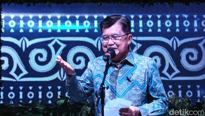 Syukuran ultah Jusuf Kalla ke-80 sekaligus peluncuran buku (Wilda Hayatun Nufus/detikcom)