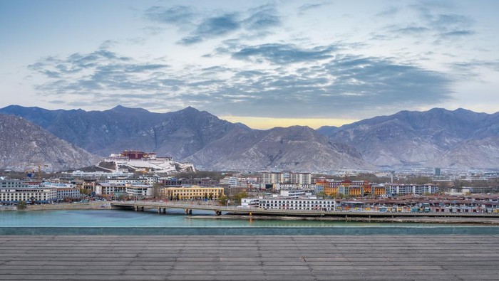 View Potala Palace di Tibet