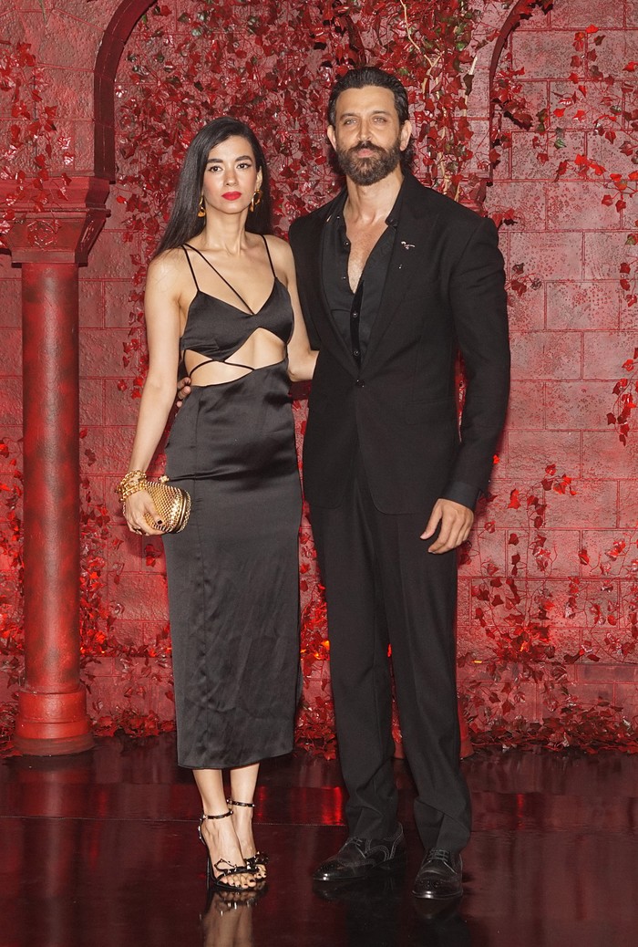 1399301433 MUMBAI, INDIA - MAY 25 : Saba Azad and Hrithik Roshan attend Karan Johar's birthday bash on May 25, 2022 in Mumbai, India (Photo by Prodip Guha/Getty Images)