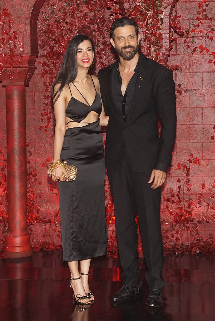 1399301433 MUMBAI, INDIA - MAY 25 : Saba Azad and Hrithik Roshan attend Karan Johar's birthday bash on May 25, 2022 in Mumbai, India (Photo by Prodip Guha/Getty Images)