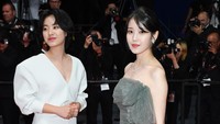 Cannes 2022 menjadi momen bersejarah di karier akting IU. (Foto: Getty Images/Joe Maher)