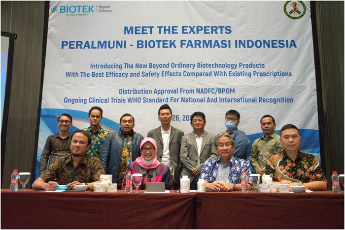 PT Biotek Farmasi Gandeng Peralmuni buat Kenalkan Produk Unggulannya