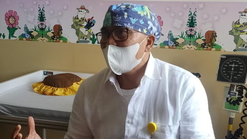 Dokter Spesialis Anak di RSUP Sanglah, dr. I Gusti Ngurah Sanjaya Putra, Sp.A (k)., ketika ditemui detikBali pada Jumat (27/5/2022).