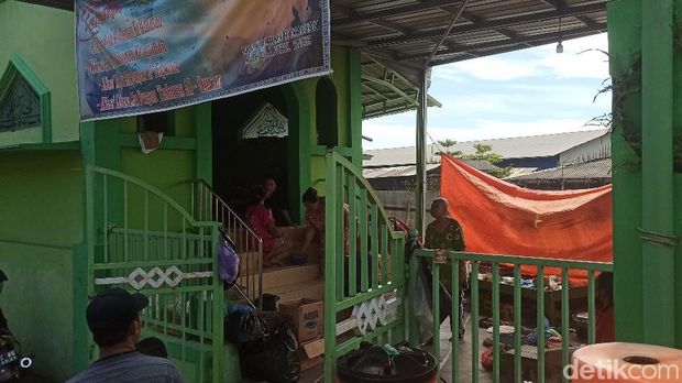 Kondisi terkini banjir rob di Desa Sriwulan, Kecamatan Sayung, Demak, Jumat (27/5/2022).