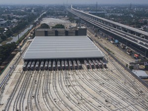 Mantap! Jalur LRT Jabodebek Sudah Tersambung