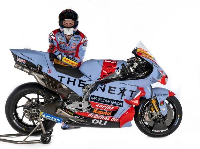 MS Glow menjadi salah satu sponsor asal Indonesia yang mejeng di motor Gresini Racing MotoGP