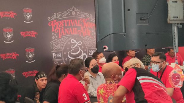 Puan Hadiri Festival Kopi PDIP, Megawati Bakal Beri Arahan (Dwi Rahmati/detikcom)