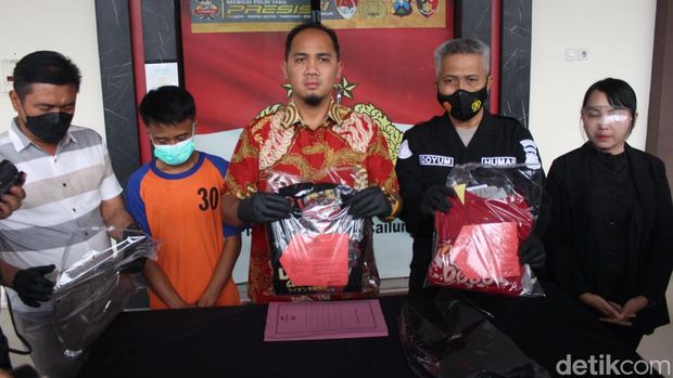 Salah satu anggota perguruan pesilat pelaku pengeroyokan terhadap 2 pemuda di Jombang