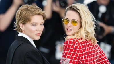 Serasi Banget! Pose Kristen Stewart dan Lea Seydoux di Cannes