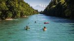 Fakta Sungai Aare di Kota Bern Swiss dalam Foto