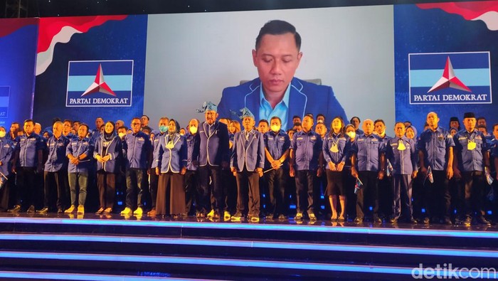 AHY melantik pengurus DPD Demokrat Sulsel secara virtual