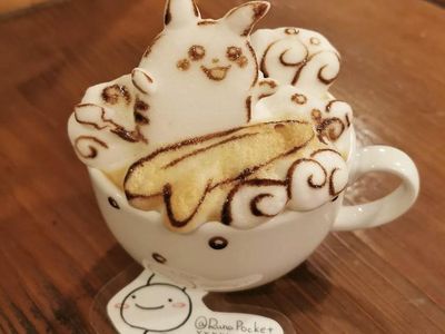 Kawaii!  3D Latte Art  Ini Menggemaskan dan Sayang untuk Diminum