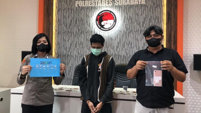 Pelaku bawa sabu yang dibekuk polisi