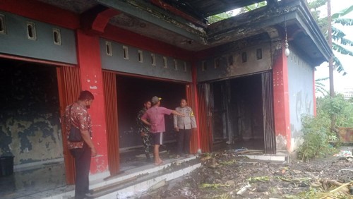 Bengkel terbakar di Lombok Tengah, NTB