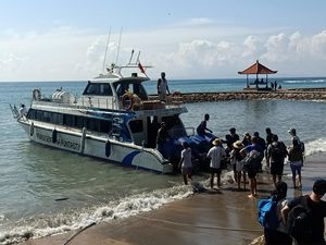 Libur Akhir Pekan, Begini Kondisi Penyeberangan Sanur-Nusa Penida