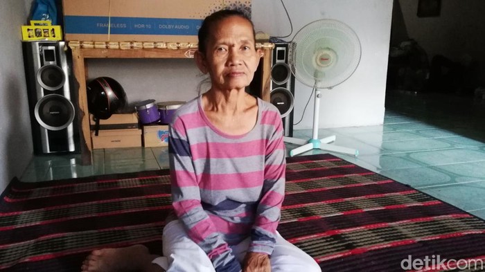 Supiah istri Gepeng Srimulat, Solo, Sabtu (28/5/2022).