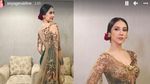 Anggun Banget! 7 Pesona Anya Geraldine Berkebaya