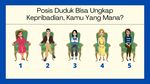 Posisi Duduk Bisa Ungkap Kepribadian, Kamu yang Mana?
