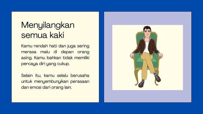 Posisi Duduk Bisa Ungkap Kepribadian Kamu Yang Mana