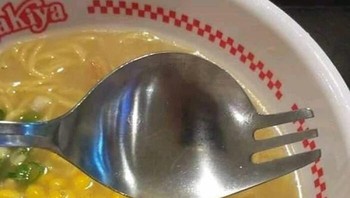 Multi talenta nih alat makannyanya. Jadi sendok atau garpu menyebutnya? Foto: (Bored Panda).